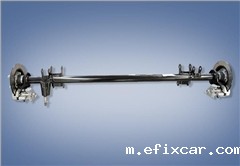 四轮电动汽车支撑式后桥总成