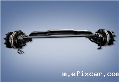 5.5吨重卡前桥总成