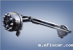 7.5吨德国曼结构电动车前桥总成