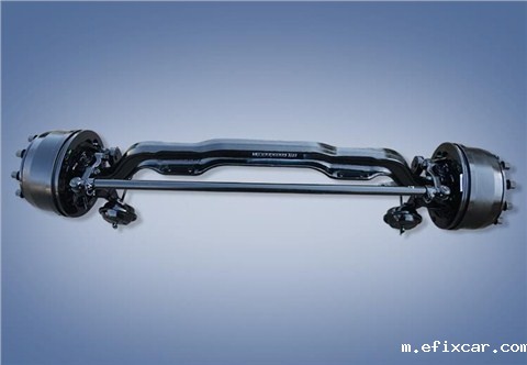 3.5吨中卡电动车前桥总成