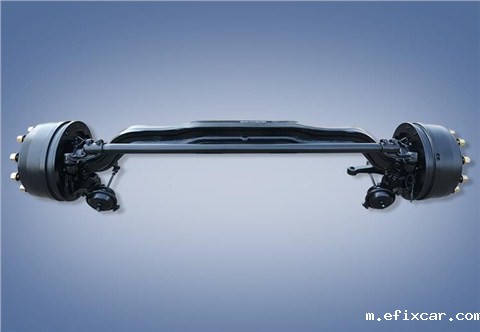 111083结构4.3吨电动车前桥总成