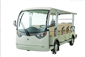 14座电动观光车麦弗逊式独立悬挂