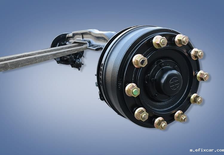 4吨中卡前桥总成-12fd