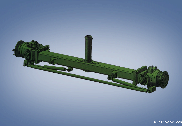 液压驱动转向桥750